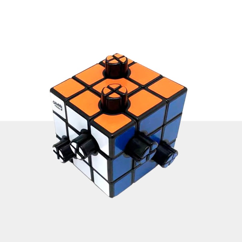 Evgeniy Button Cube (2 furos, 1/4) - modificação do cubo 3x3 🔥