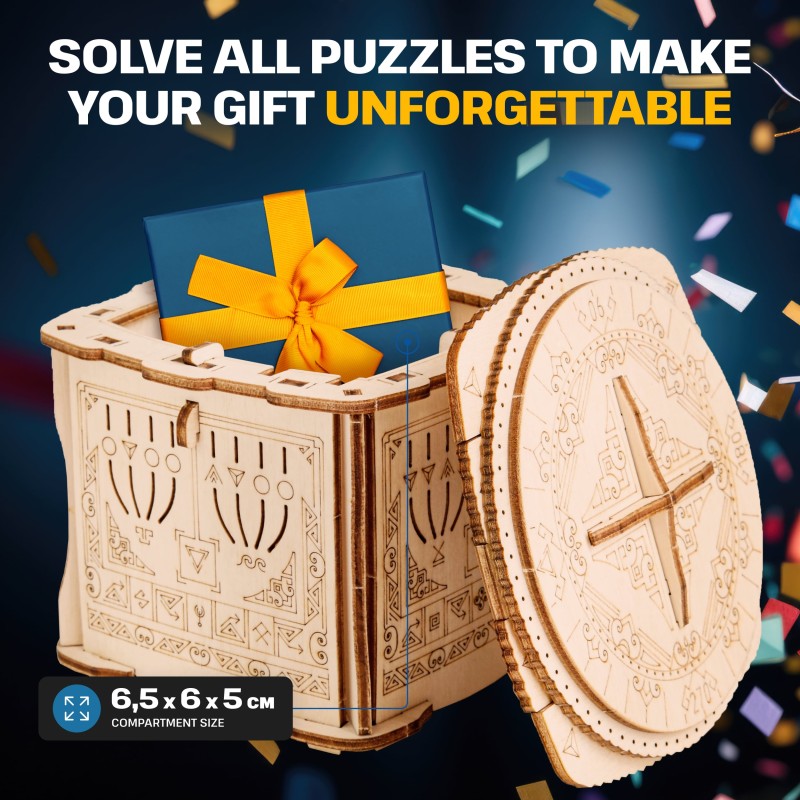 Secret Lock Box 3D Puzzle
