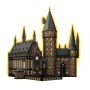 Puzzle 3D Castelo de Hogwarts - O Grande Salão - Edição Nocturna 643 Peças Ravensburger - 4