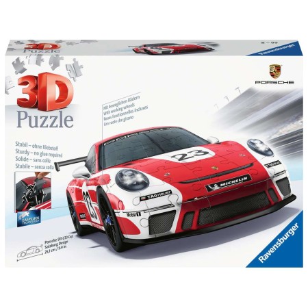 Puzzle 3D Ravensburger Porsche 911 GT3 Cup Salzburg 152 peças Ravensburger - 1