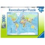 Puzzle Ravensburger Mapa do Mundo XXL 200 Peças Ravensburger - 1