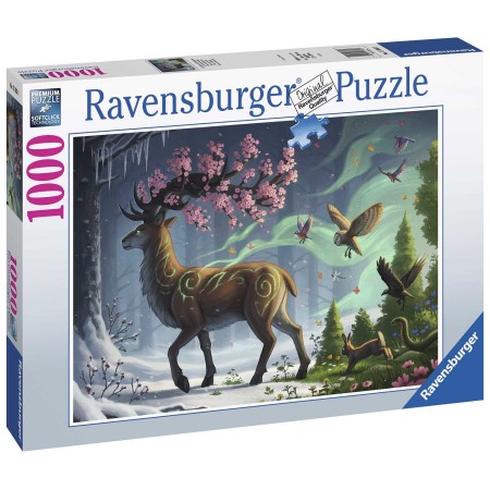 Puzzle Ravensburger Veado na primavera 1000 Peças Ravensburger - 1