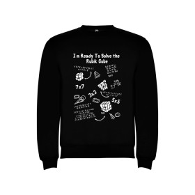 Estou pronto para resolver o cubo mágico Sweatshirt Kubekings - 1