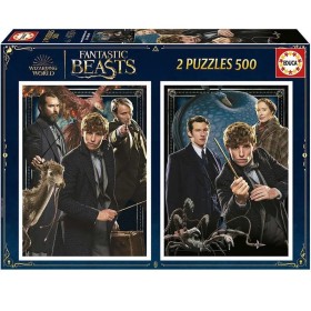 Puzzle Educa Animais Fantásticos 2 x 500 Peças Puzzles Educa - 1