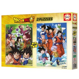 Educa Puzzle Dragon Ball 2 x 500 peças Puzzles Educa - 1
