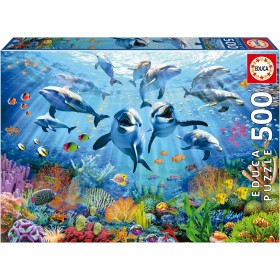 Educa Party Under the Sea Puzzle 500 peças Puzzles Educa - 1