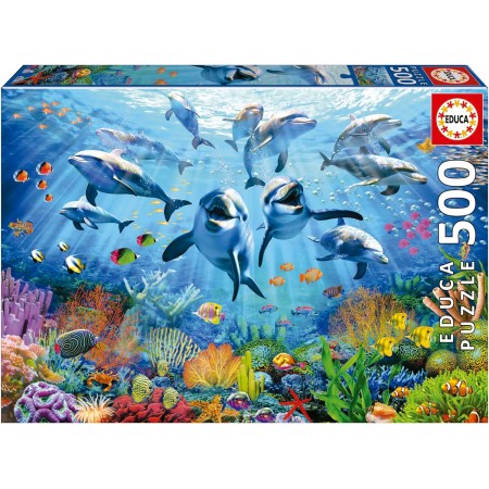 Educa Party Under the Sea Puzzle 500 peças Puzzles Educa - 1