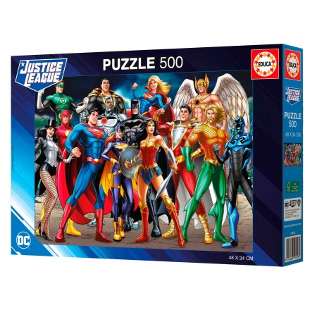 Educa Puzzle Liga da Justiça DC Comics 500 peças Puzzles Educa - 1