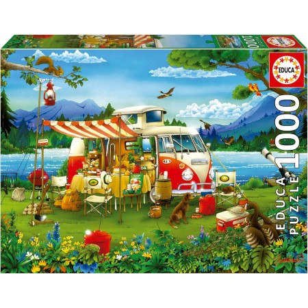 Educa Holiday in the Country Puzzle 1000 Peças Puzzles Educa - 1