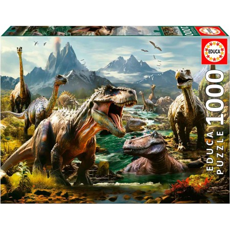 Educa Puzzle Dinossauros Ferozes 1000 Peças Puzzles Educa - 1