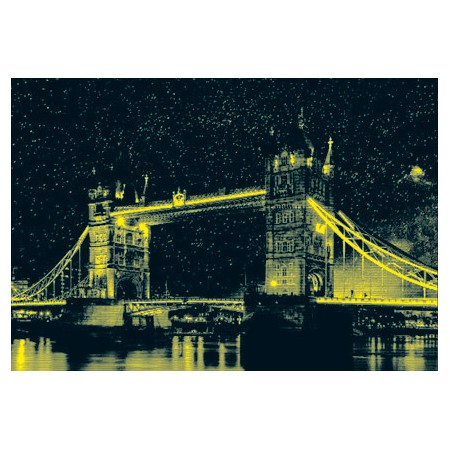 Puzzle Educa Tower Bridge Efeito Neon 1000 Peças Puzzles Educa - 1