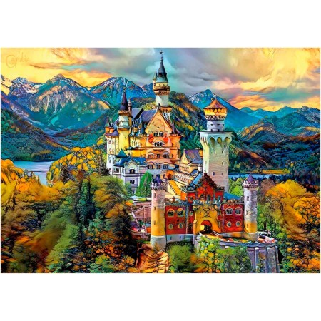 Puzzle Educa Castelo Neuschwanstein 1000 Peças Puzzles Educa - 1