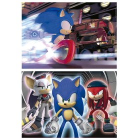 Educa Sonic Prime Neon Puzzle 2 x 100 peças Puzzles Educa - 1