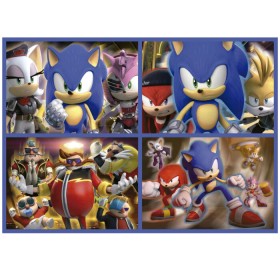 Educa Sonic Neon Multi Progressive Puzzle 50+80+100+150 peças Puzzles Educa - 1