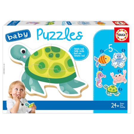 Puzzle Educa Bebé puzzle animais aquáticos Puzzles Educa - 2