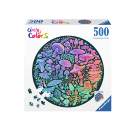 Puzzle Ravensburger Círculo de Cores: Cogumelos 500 Peças - Ravensburger
