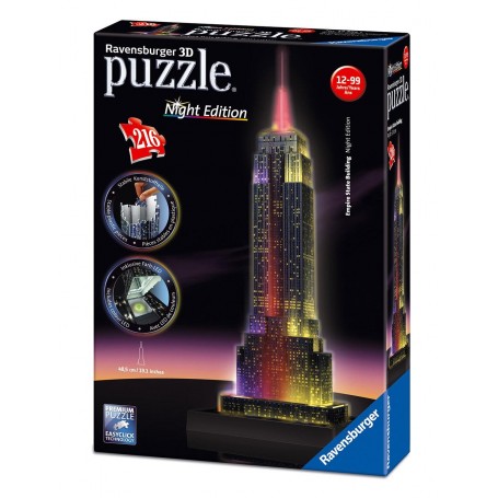 Puzzle Ravensburger Empire State 3D Com Luz - Ravensburger