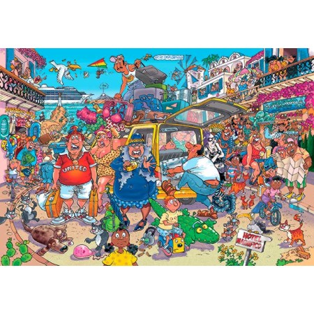 Puzzle Jumbo Original Fiasco de Férias 1000 Peças Jumbo - 1