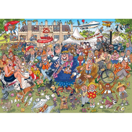 Puzzle Jumbo Retro Original Wasgij 40 25º Aniversário 1000 Peças Jumbo - 1