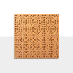 Puzzle de Madeira - Design de Mosaico Fractal - 1