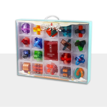 Pack Qiyi Kongming Lock (18 puzzle) Qiyi - 1