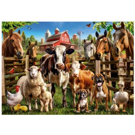 Puzzle Educa Os travessos da Fazenda 500 peças Puzzles Educa - 1