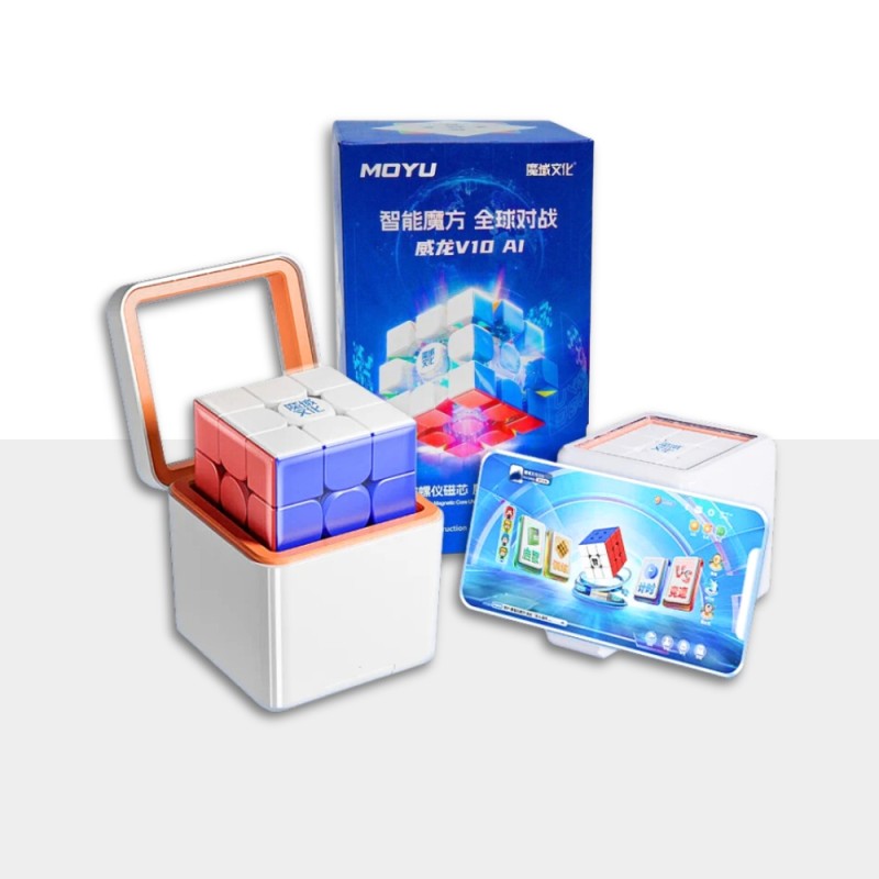 MoYu Weilong V10 AI 3x3 UV smart cube superior 🌟