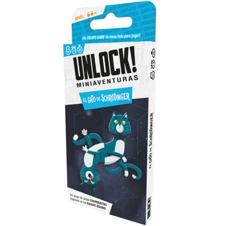 Unlock! Miniaventuras - El Gato de Schrödinger Asmodée - 1