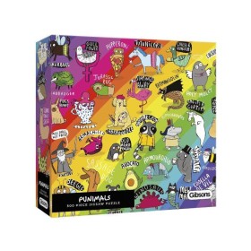 Gibsons Punimals 500 peças Puzzle Gibsons - 1