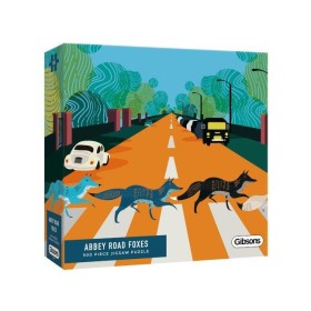 Puzzle Gibsons Abbey Road Foxes 500 peças Gibsons - 1