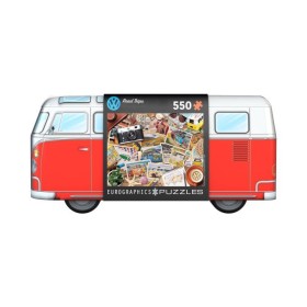 Eurographics VW Bus Tin Road Trips Puzzle 550 peças - 1