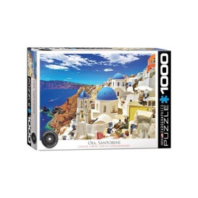 Eurographics Oia Santorini 1000 peças Puzzle - 1
