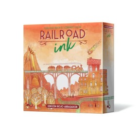 Tinta para caminhos-de-ferro Abrasador Vermelho Asmodée - 1