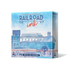 Tinta para caminhos-de-ferro Azul profundo Asmodée - 1