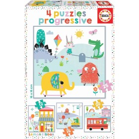 Puzzle Educa Lemon Ribbon Progressivo 12+16+20+25 Peças Puzzles Educa - 1