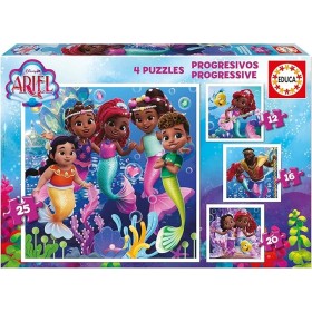 Puzzle Educa Ariel Progressivo 25+20+16+12 peças Puzzles Educa - 1