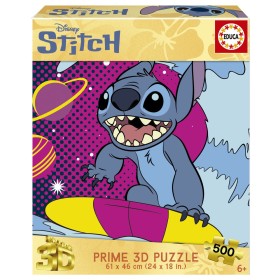 Puzzle Educa Disney Stitch 3D Lenticular de 500 Peças Puzzles Educa - 1