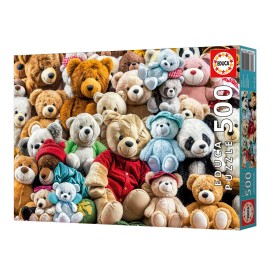Puzzle Educa Ursinhos de Peluche de 500 Peças Puzzles Educa - 1