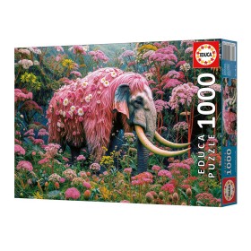 Puzzle Educa Elefante Floral de 1000 Peças Puzzles Educa - 1