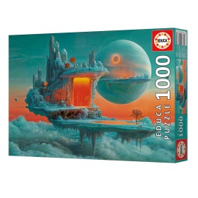 Puzzle Educa Planeta de Fogo e Gelo de 1000 Peças Puzzles Educa - 1