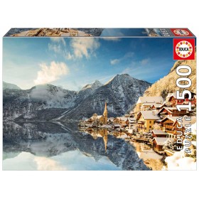 Puzzle Educa Inverno em Hallstatt de 1500 Peças Puzzles Educa - 1