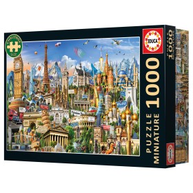 Puzzle Educa Símbolos da Europa Miniatura 1000 Pçs Puzzles Educa - 1