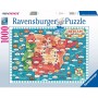 Puzzle Ravensburger Mapa de vinhos ibéricos 1000 peças Ravensburger - 1