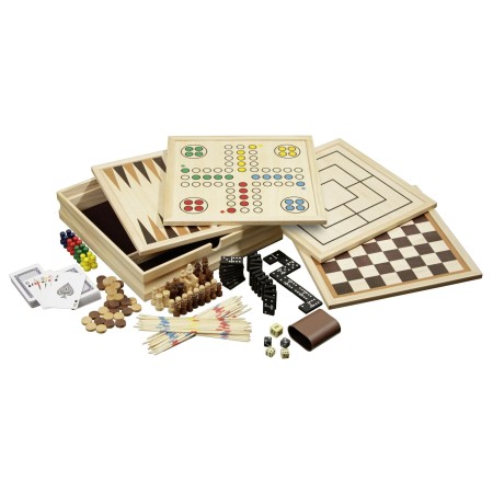 Conjunto de Jogos de Madeira 10 em 1 Philos - 1