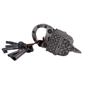 Fechadura de Ferro com 5 Chaves