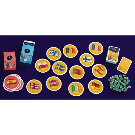 Haba Quiz Planet Europa – Juego de conocimientos para niños y Adultos – con 180 cuestionarios en 30 países, para 2-5 Jugadores a Partir de 10 años – 2012198001 : Storch, Imke