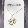 Pingente Cubo de Rubik (Banhado a ouro 18K) - 4