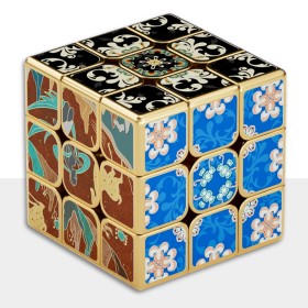 ZCube Golden Mogao-Caves 3x3 (Magnetic) Z-Cube - 1