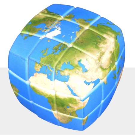 V-Cube 3x3 Mapa do Mundo