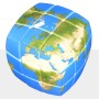 V-Cube 3x3 Mapa do Mundo